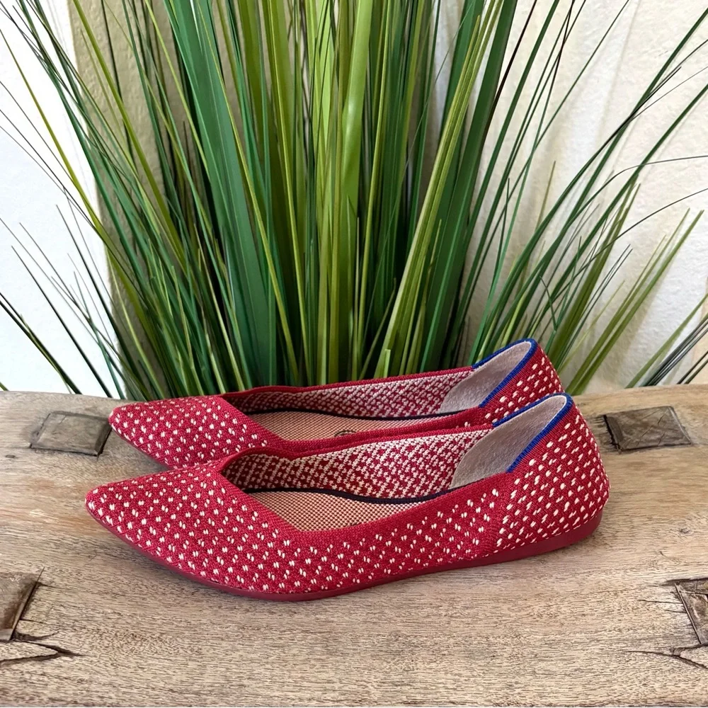 Rothy’s Apple Honeycomb The Pointed Flats